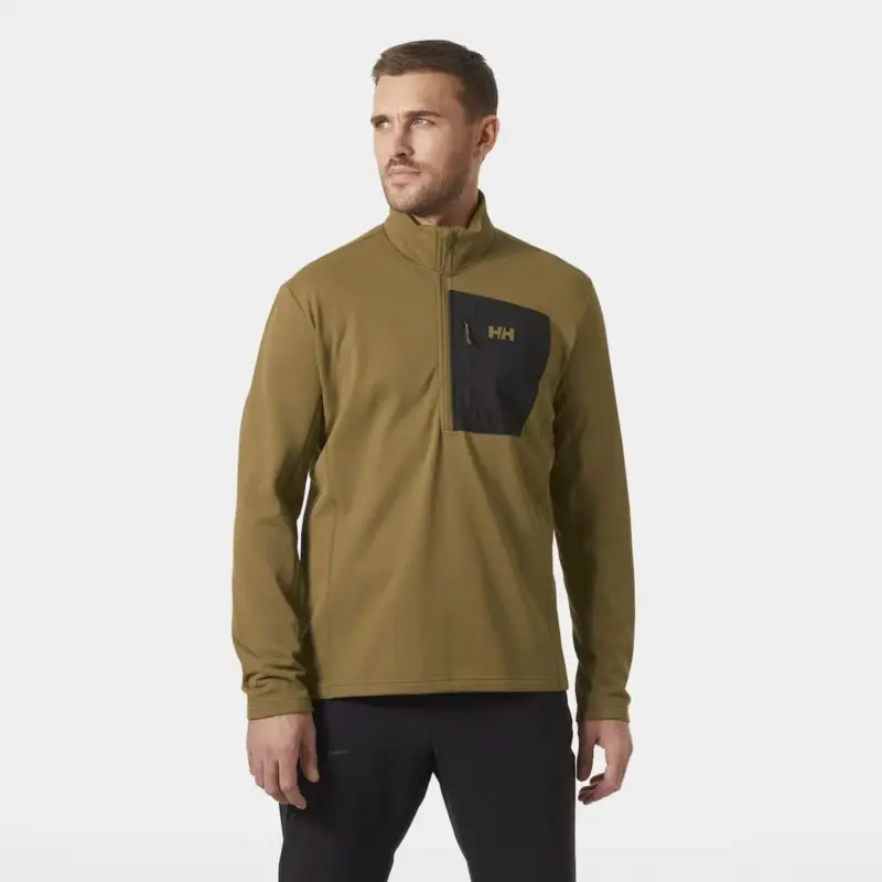 Dostępne od ręki Bluza męska Helly Hansen Versalite Half Zip Fleece - Sepia