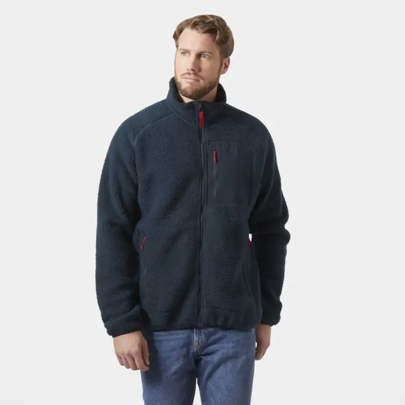 Oferta limitowana Polar męski Helly Hansen Panorama Pile Block Jacket - Navy