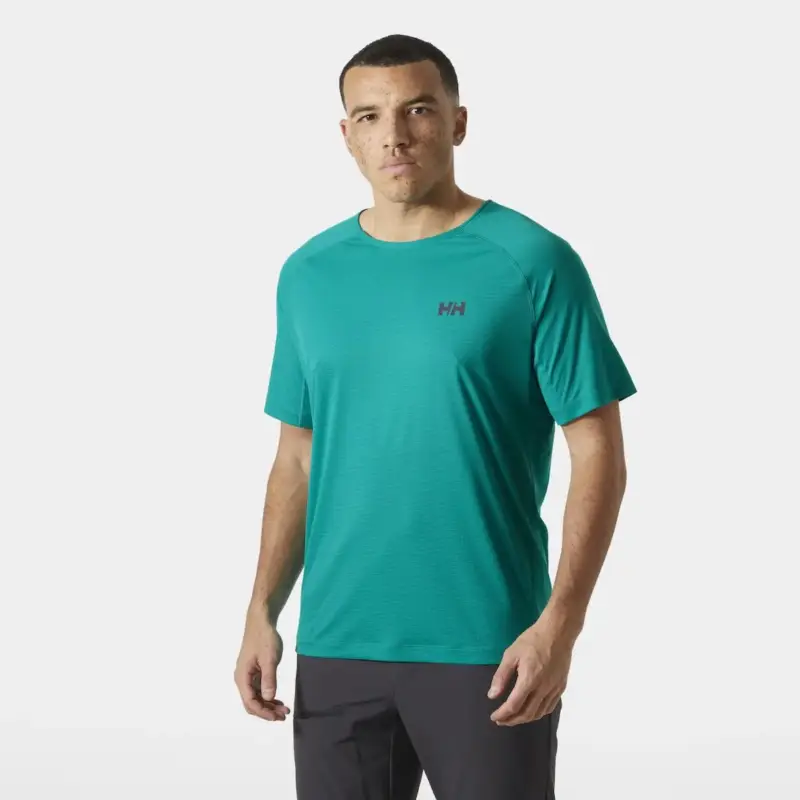 Dodaj do koszyka Koszulka szybkoschnąca męska Helly Hansen Trail Short Sleeve T-Shirt - Signal Green