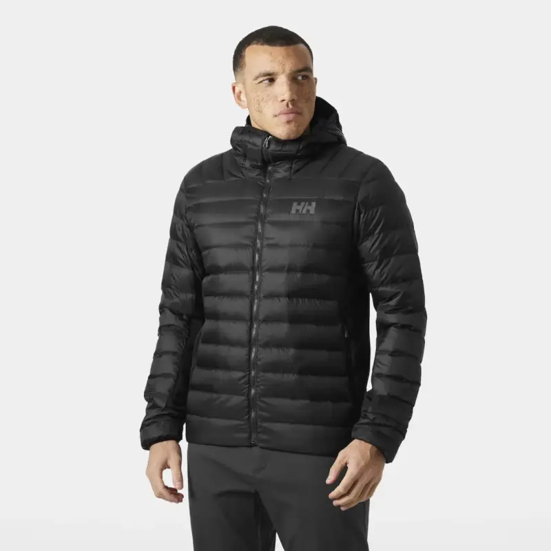 Darmowy zwrot Kurtka puchowa męska Helly Hansen Verglas Down Hybrid Hood 2.0 - Black