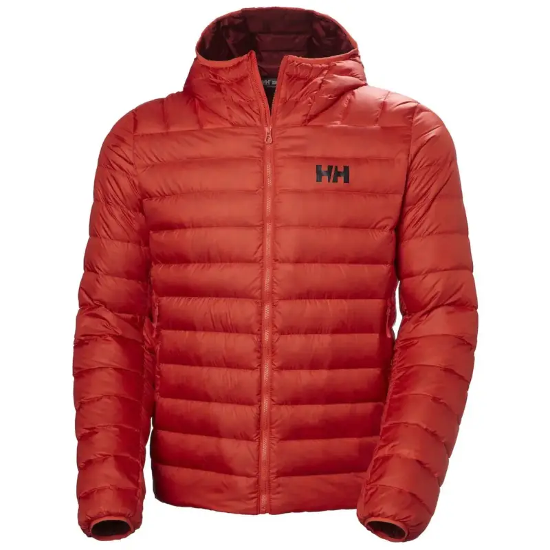 Kurtka puchowa męska Helly Hansen Verglas Hooded Down 2.0 - Alert Red Zniżka