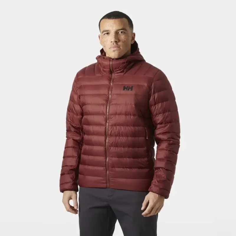 Kurtka puchowa męska Helly Hansen Verglas Hooded Down 2.0 - Mars Red Obniżka ceny