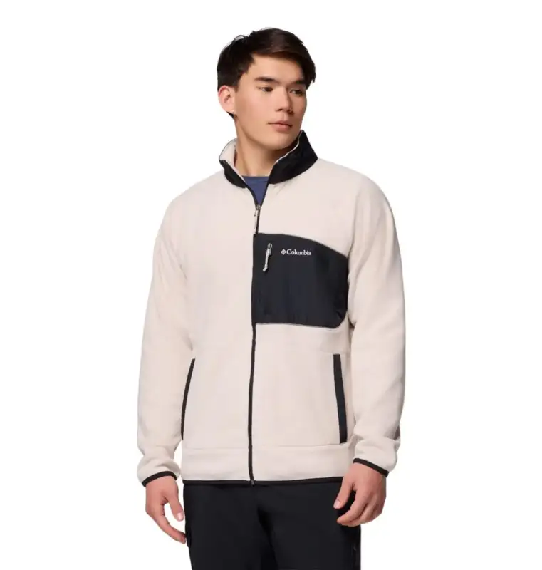 Ostatnie sztuki Polar męski Columbia Fast Trek™ Overlay Full Zip - Dark Stone