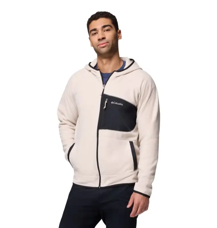 Polar męski Columbia Fast Trek™ Overlay Hooded Full Zip - Dark Stone Oferta