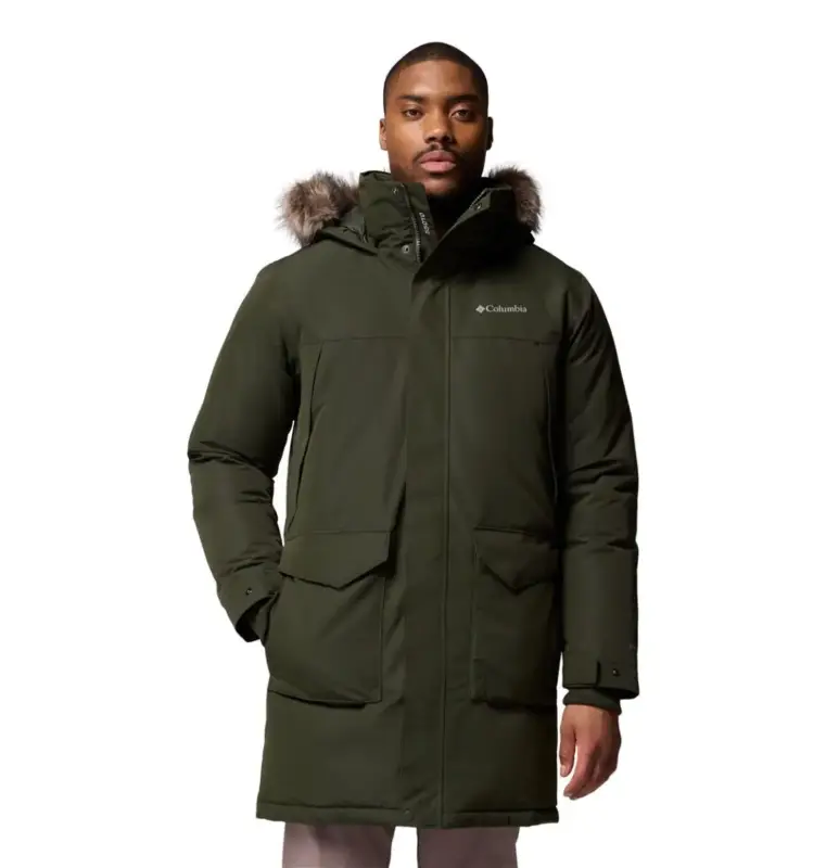 Popularny Kurtka puchowa męska Columbia Cape Ridge™ Parka - Greenscape