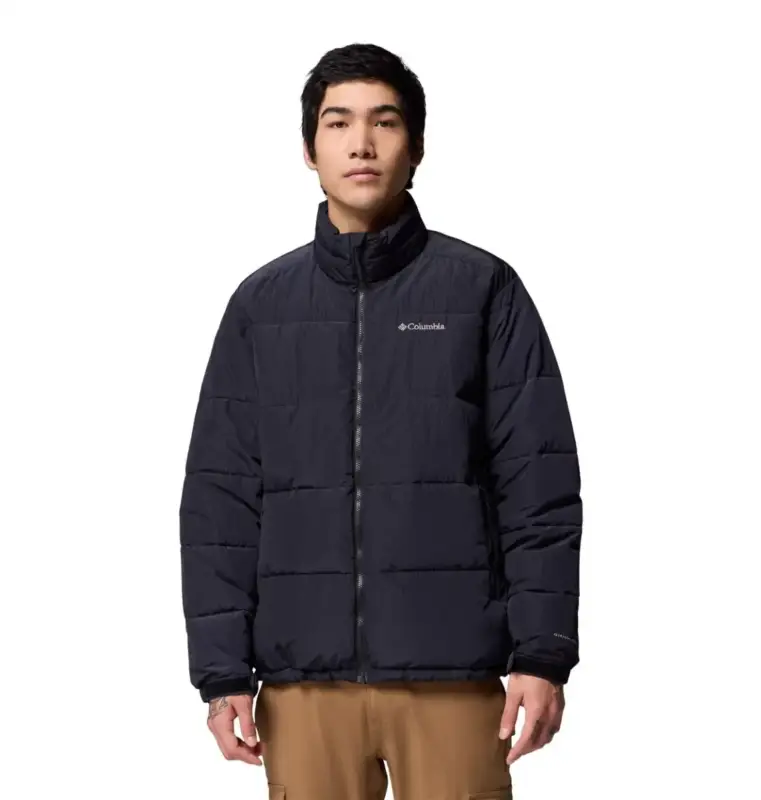 Do wyczerpania zapasów Kurtka ocieplana męska Columbia Pike Lake™ Novelty Jacket - Black