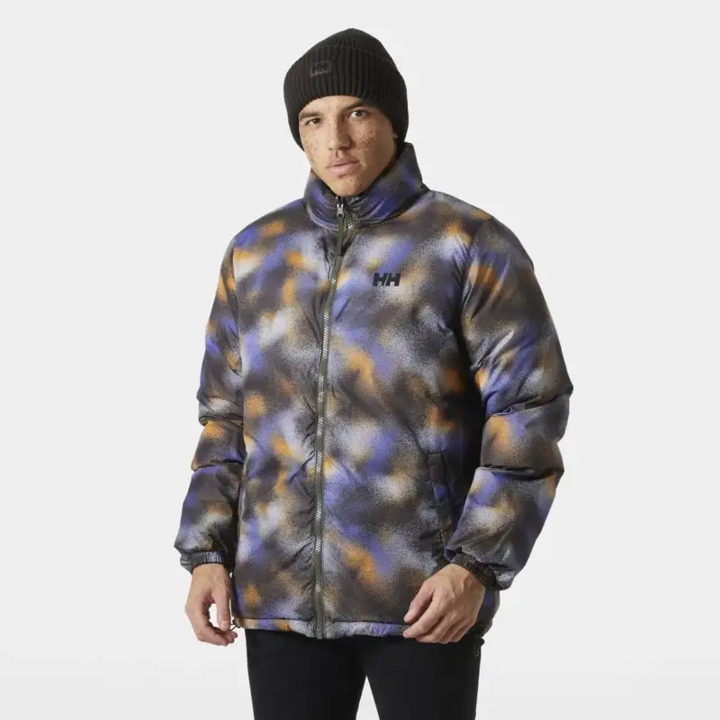 Kurtka ocieplana męska Helly Hansen Yu 23 Reversible Puffer - Dark Utility Najlepsza cena