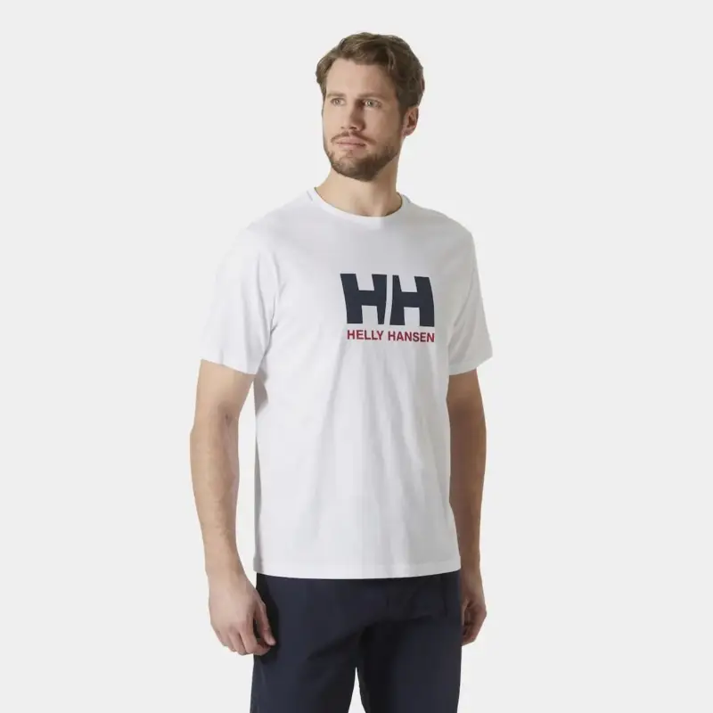 Cena promocyjna Koszulka bawełniana męska Helly Hansen HH Logo T-Shirt 3.0 - White