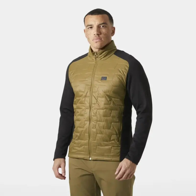 Kurtka ocieplana męska Helly Hansen Lifaloft Hybrid Insulator - Sepia/Black Tani