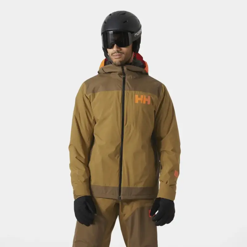 Wybór klientów Kurtka narciarska męska Helly Hansen Powdreamer 2.0 Jacket - Sepia