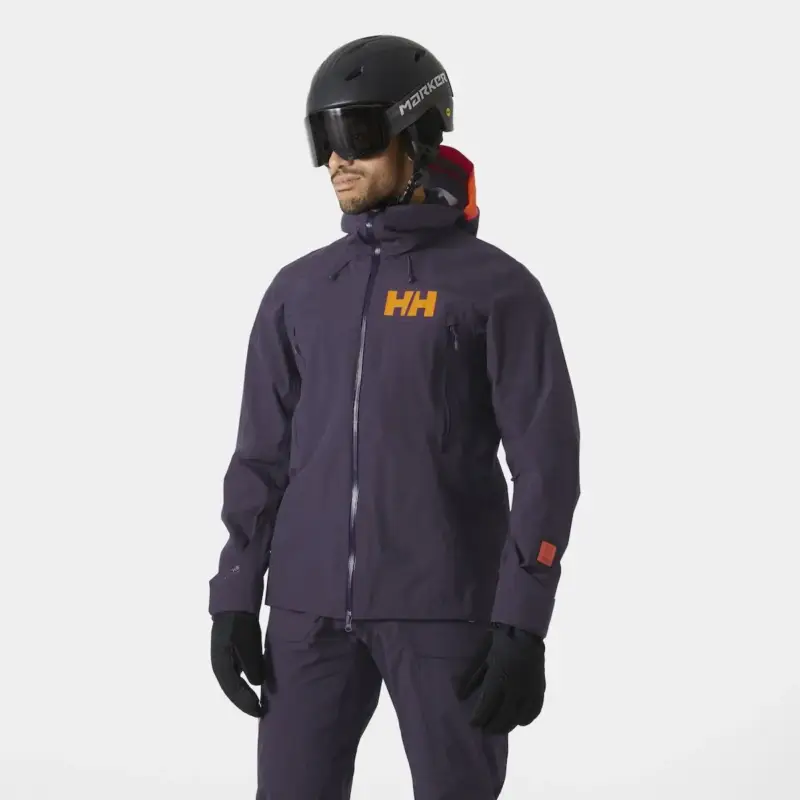 Kurtka narciarska męska Helly Hansen Sogn Shell 2.0 - Black Grape Premium