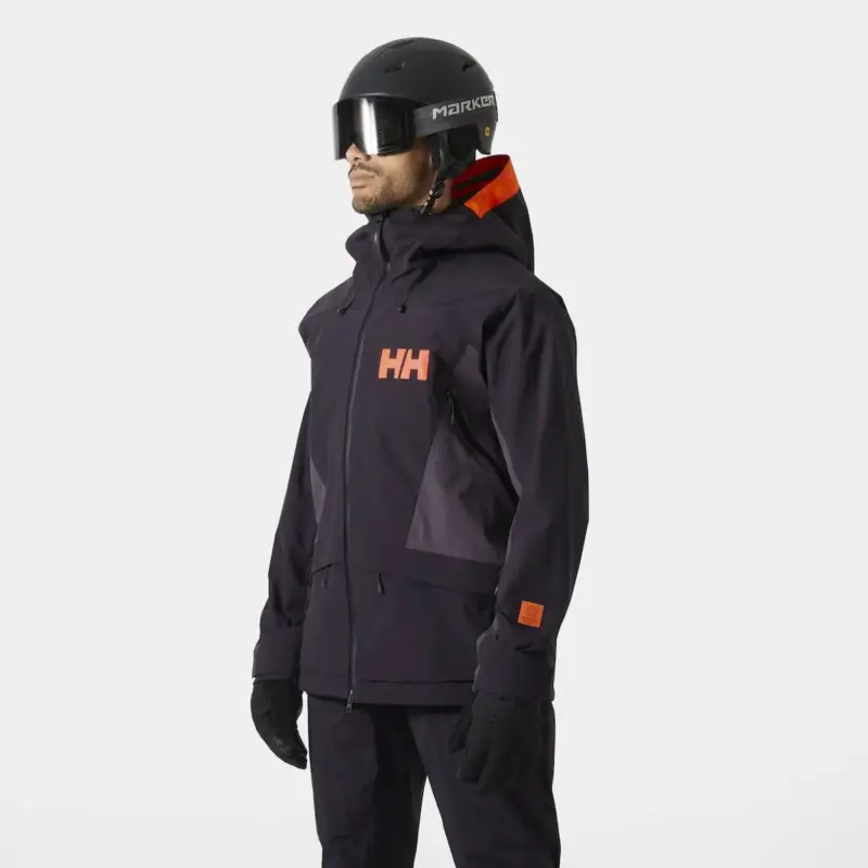 Kurtka narciarska męska Helly Hansen Sogn Evo Shell Jacket - Black Grape Łatwy zwrot