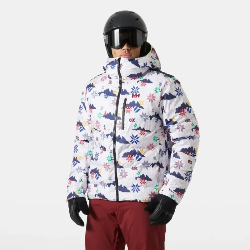 Kurtka narciarska męska Helly Hansen Kvitfjell Race Puffy - White Olympics Wybór klientów