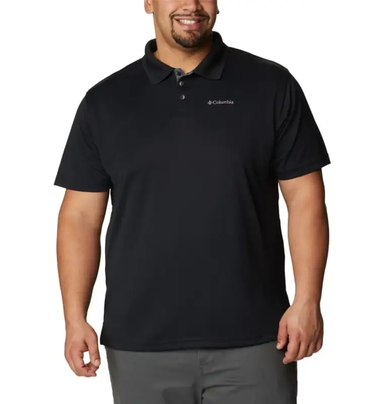 Koszulka z filtrem UV męska Columbia Utilizer™ Polo Nadrozmiar - BLACK Bestseller