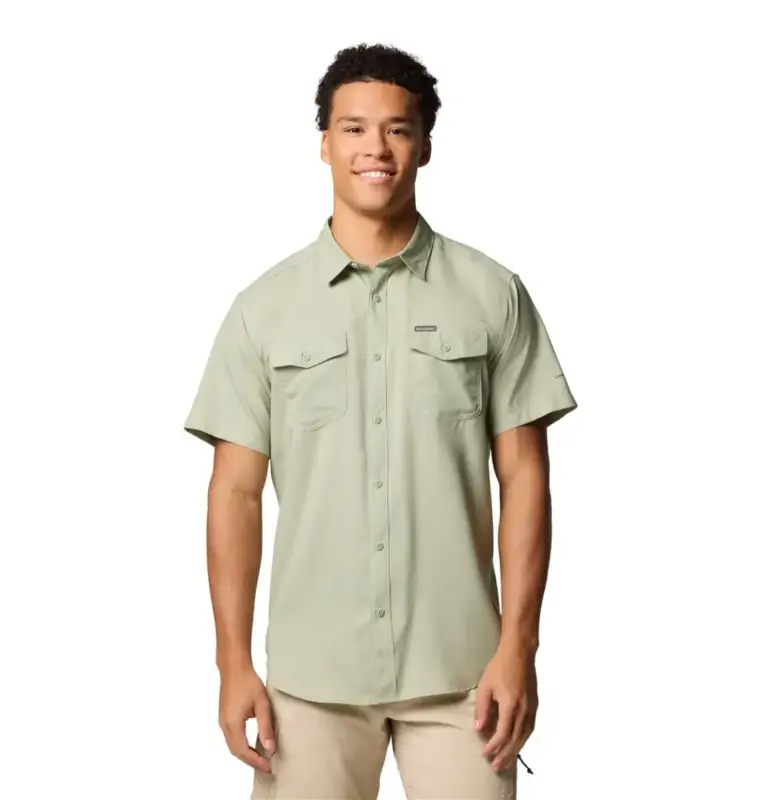 Koszula szybkoschnąca męska Columbia Utilizer™ II Solid S/S Shirt - Safari Wyprzedaż