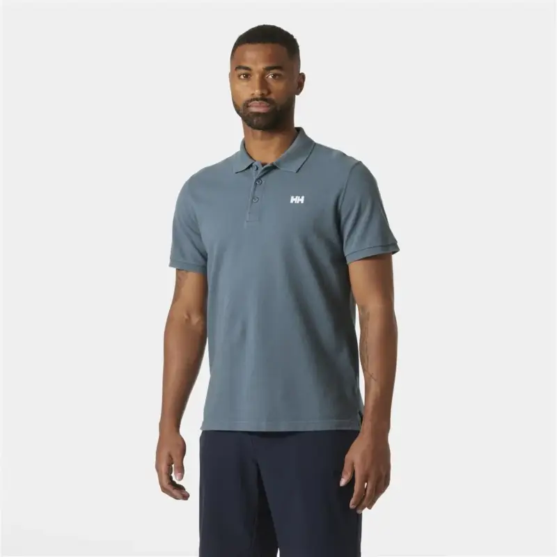 Koszulka bawełniana męska Helly Hansen Transat Polo - Washed Navy Ograniczona ilość
