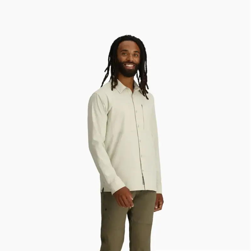 Koszula męska przeciw komarom Royal Robbins Expedition III L/S - Sandstone Nowość