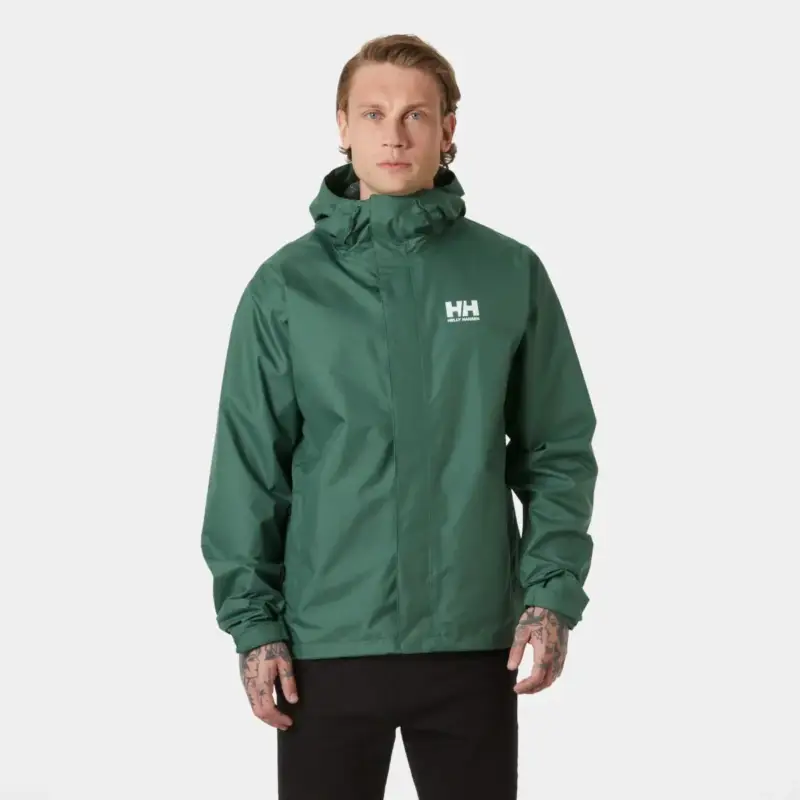 Kurtka membranowa męska Helly Hansen Seven J Jacket - Jungle Green Tylko dziś