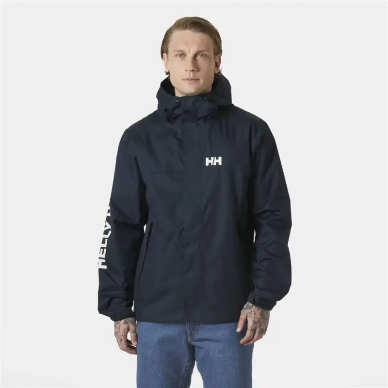 Kurtka membranowa męska Helly Hansen Ervik Jacket - Navy Wyprzedaż