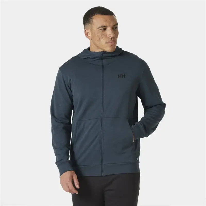 Bluza szybkoschnąca męska Helly Hansen HH LIFA TECH LITE ZIP HOODIE - Alpine Frost Oferta czasowa