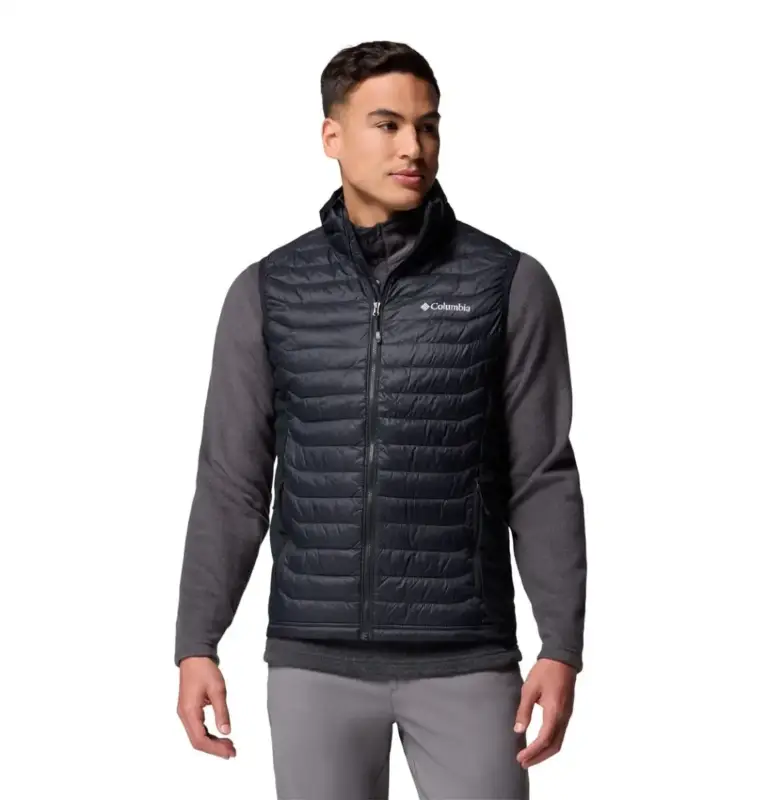 Kamizelka ocieplana męska Columbia Powder Pass™ Hybrid Vest - Black Nowy