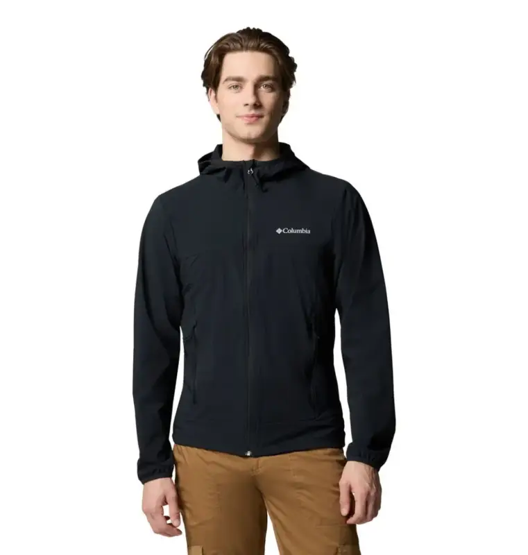 Kurtka softshellowa męska Columbia Heather Canyon™ II Hooded Jacket - Black Hit cenowy