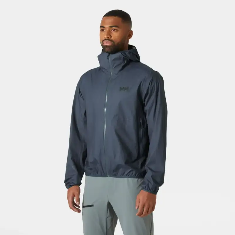 Bezpieczna płatność Kurtka membranowa męska Helly Hansen Verglas 2.5L Fastpack Jacket - Alpine Frost