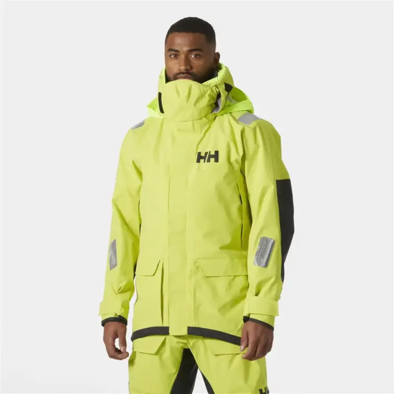 Hit sprzedaży Sztormiak męski Helly Hansen Skagen Pro Jacket - Cyber Lime