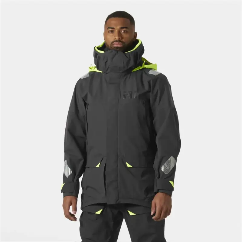 Sztormiak męski Helly Hansen SKAGEN OFFSHORE JACKET - Ebony Ostatnie sztuki