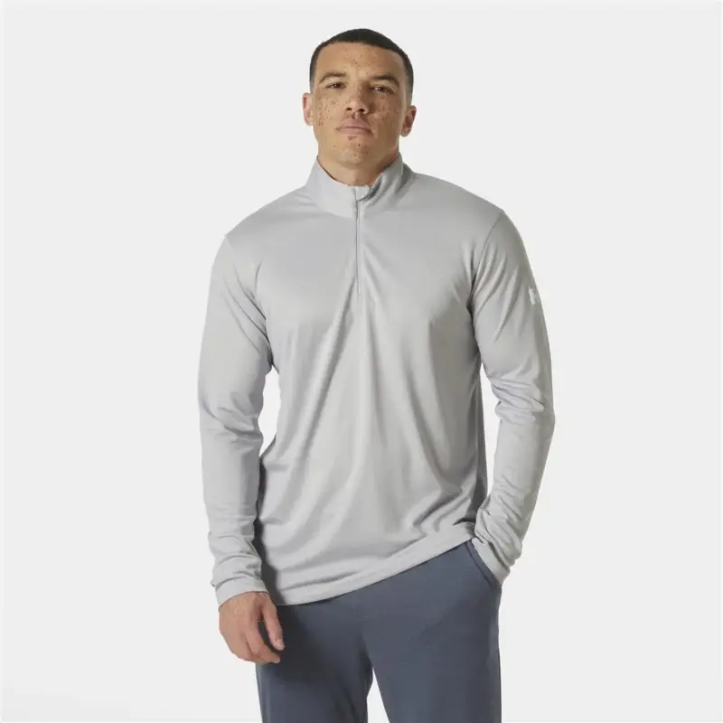 Bluza z filtrem UV męska Helly Hansen HH Tech Half-Zip 2.0 - Grey Fog Tani