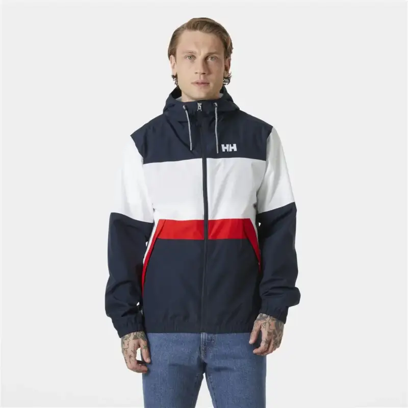 Kurtka membranowa męska Helly Hansen Koster Rain Jacket - Navy Ostatnie sztuki