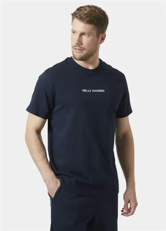 Niska cena Koszulka bawełniana męska Helly Hansen Core T-Shirt 2.0 - Navy