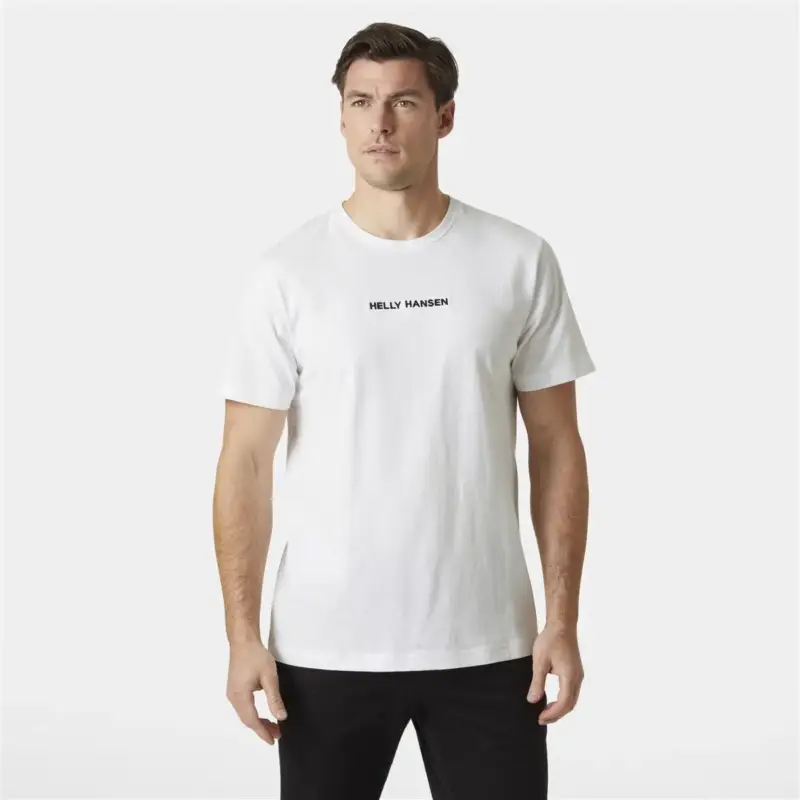 Koszulka bawełniana męska Helly Hansen Core T-Shirt 2.0 - White Tylko dziś