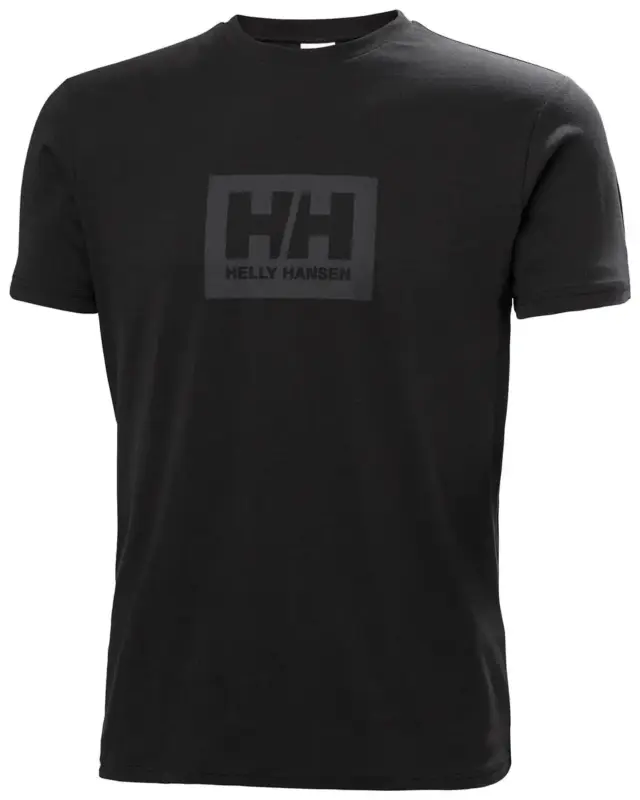 Koszulka bawełniana męska Helly Hansen HH Box T 2.0 - Black Kup online