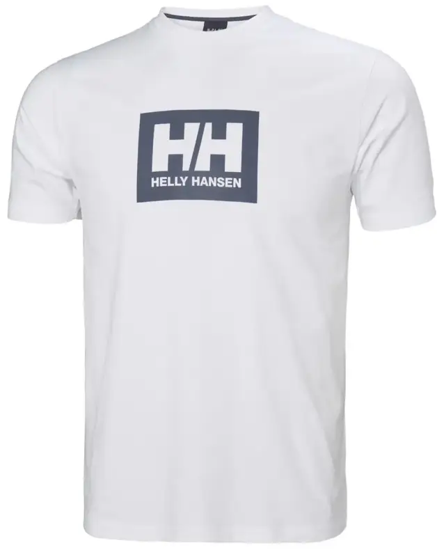 Oferta limitowana Koszulka bawełniana męska Helly Hansen HH Box T 2.0 - White