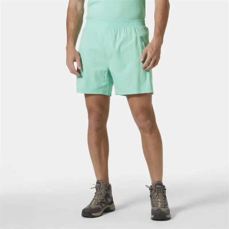 Spodenki szybkoschnące męskie Helly Hansen Trail Shorts 6" - Lagoon Niska cena