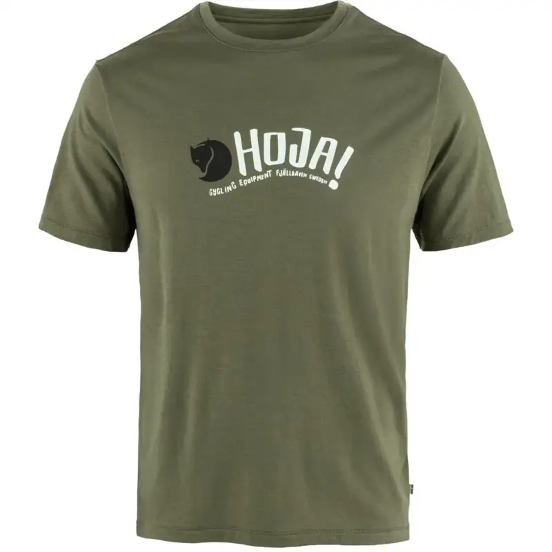 Dodaj do koszyka Koszulka rowerowa męska Fjallraven Hoja Wool T-shirt - Laurel Green