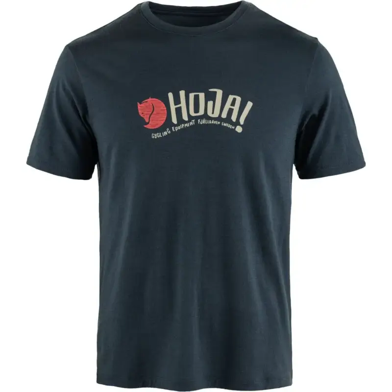 Koszulka rowerowa męska Fjallraven Hoja Wool T-shirt - Dark Navy Sprawdź teraz