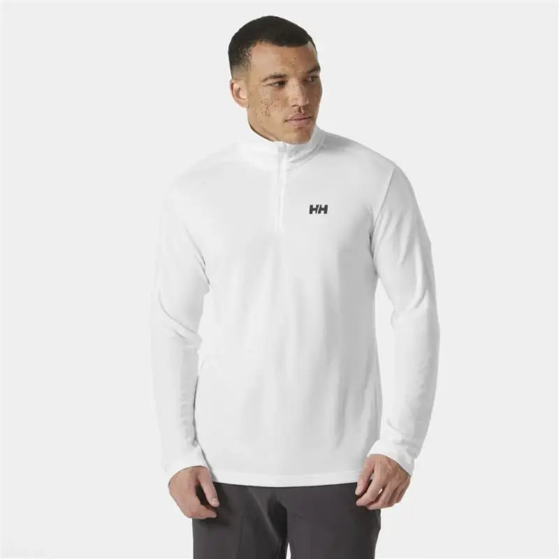 Bluza szybkoschnąca męska Helly Hansen HP 1/2 Zip Pullover 2.0 - White Darmowy zwrot