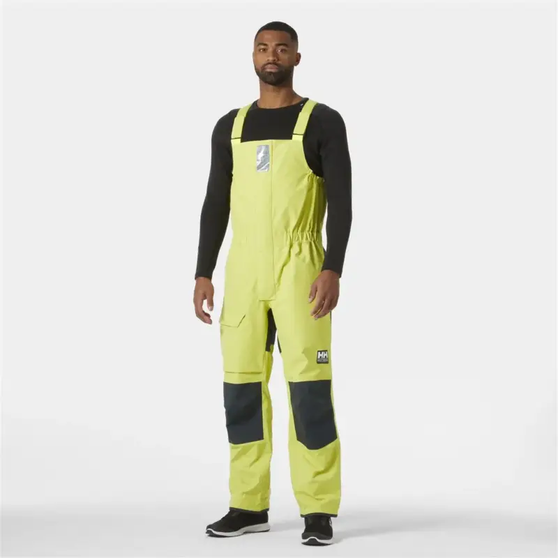 Szybka dostawa Spodnie żeglarskie męskie Helly Hansen Pier 4.0 Bib - Cyber Lime
