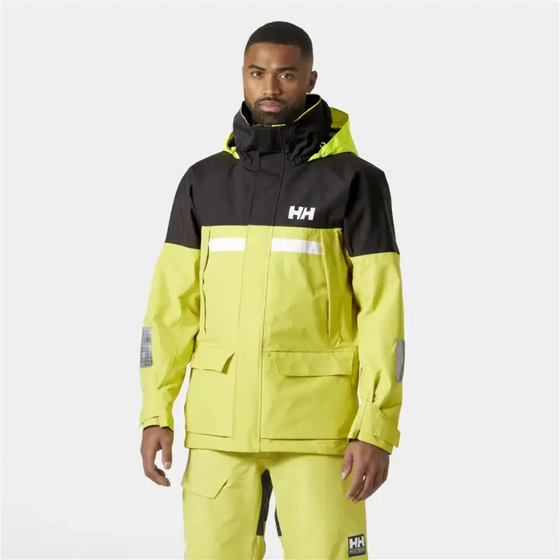 Sztormiak męski Helly Hansen Pier 4.0 Jacket - Cyber Lime Nowy
