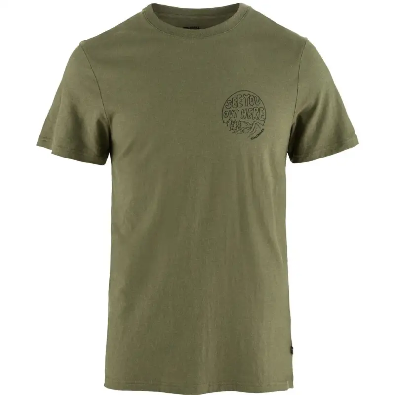 Kup online T-shirt oddychający męski Hemp Blend Out Here T-shirt - Green