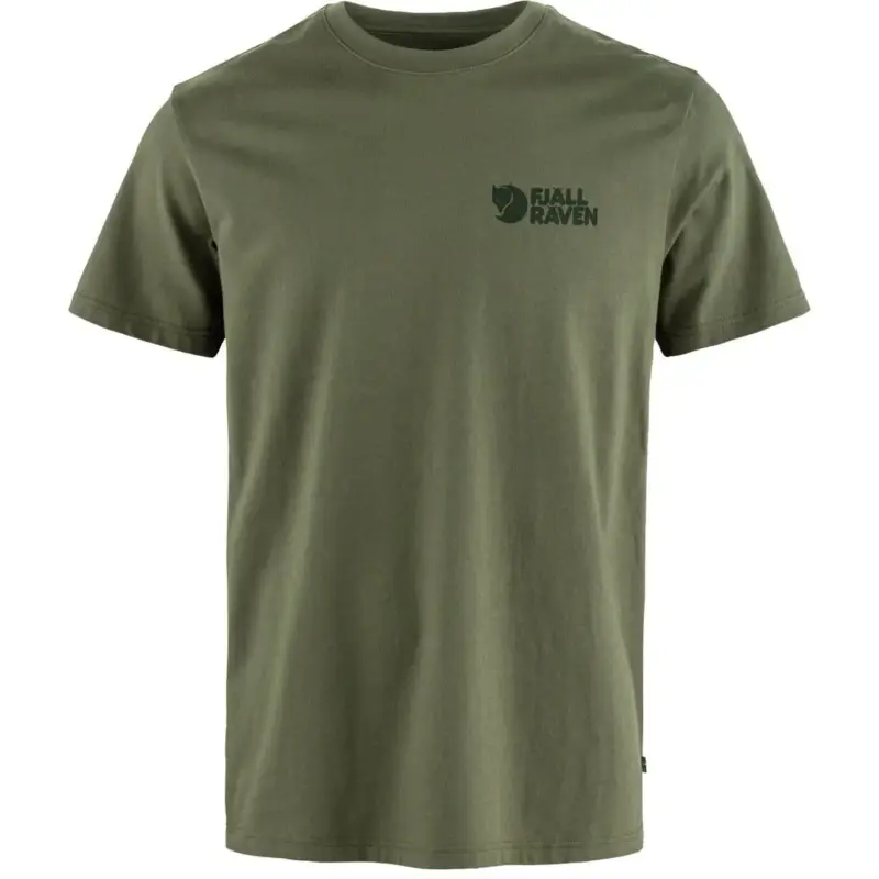 T-shirt bawełniany męski Fjallraven Heavy Classic T-shirt - Laurel Green Wyprzedaż