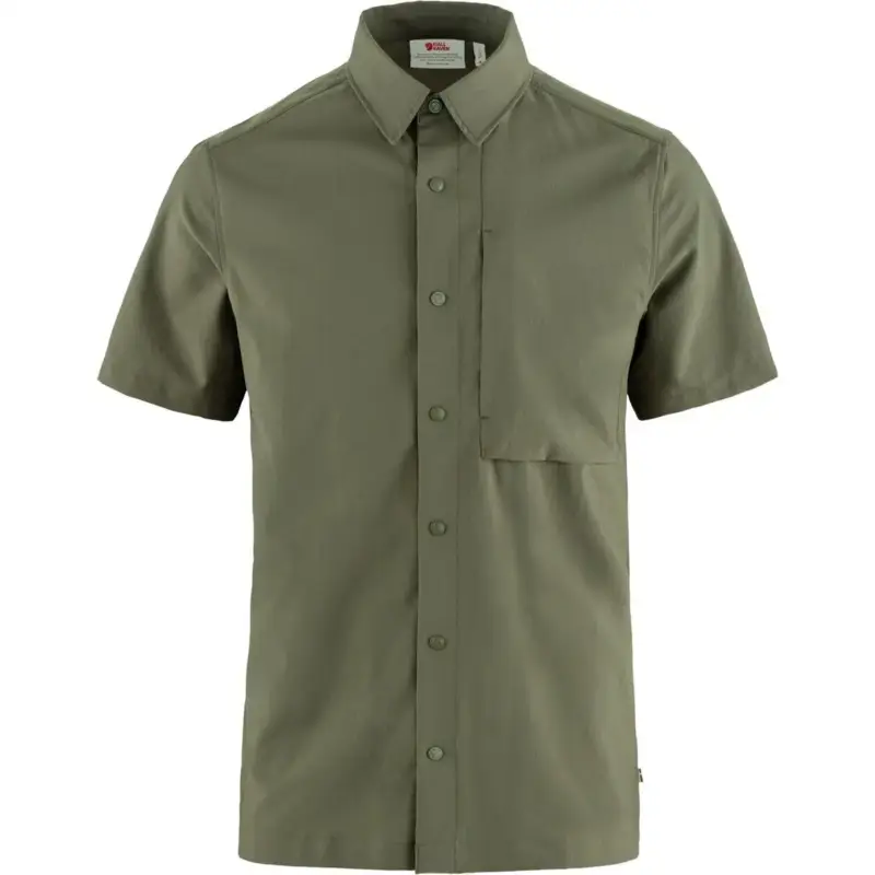 Koszula szybkoschnąca męska Fjallraven High Coast Pack Shirt SS - Laurel Green Szybka dostawa