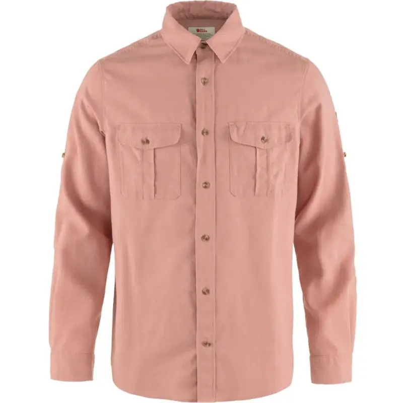 Zamów dziś Koszula trekkingowa męska Fjallraven Övik Travel Shirt LS - Dusty Rose