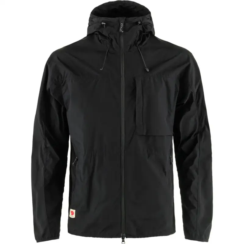 Kurtka przeciwwiatrowa męska Fjallraven High Coast Wind - Black Zniżka