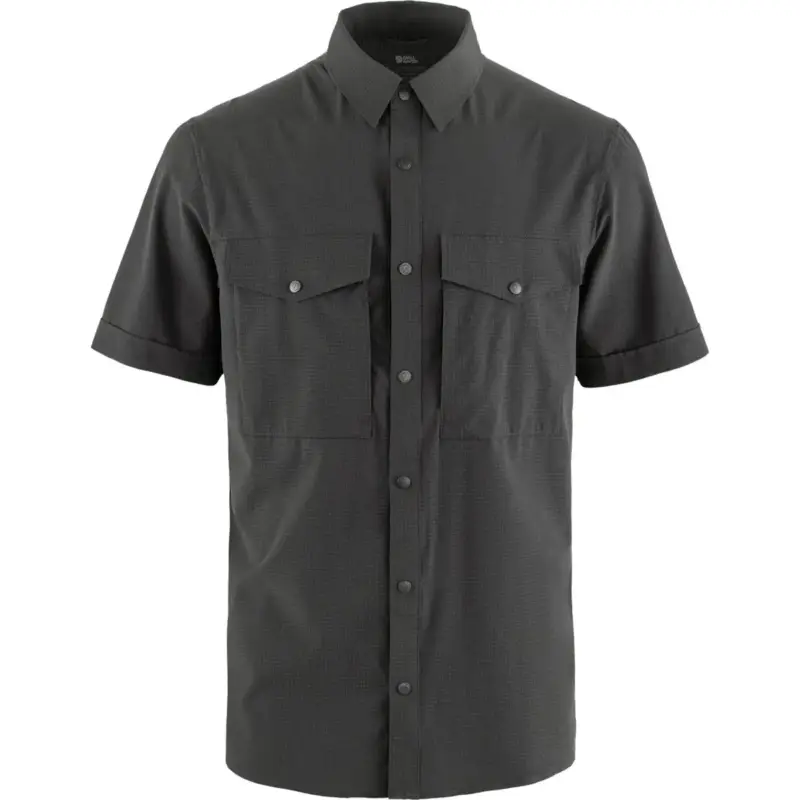 Szybka dostawa Koszula szybkoschnąca męska Fjallraven Abisko Trekking Shirt SS M - Dark Grey
