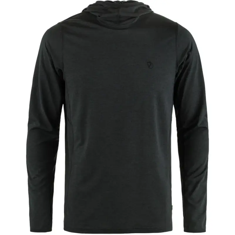Wyprzedaż Bluza szybkoschnąca męska Fjallraven Abisko Sun-hoodie - Black