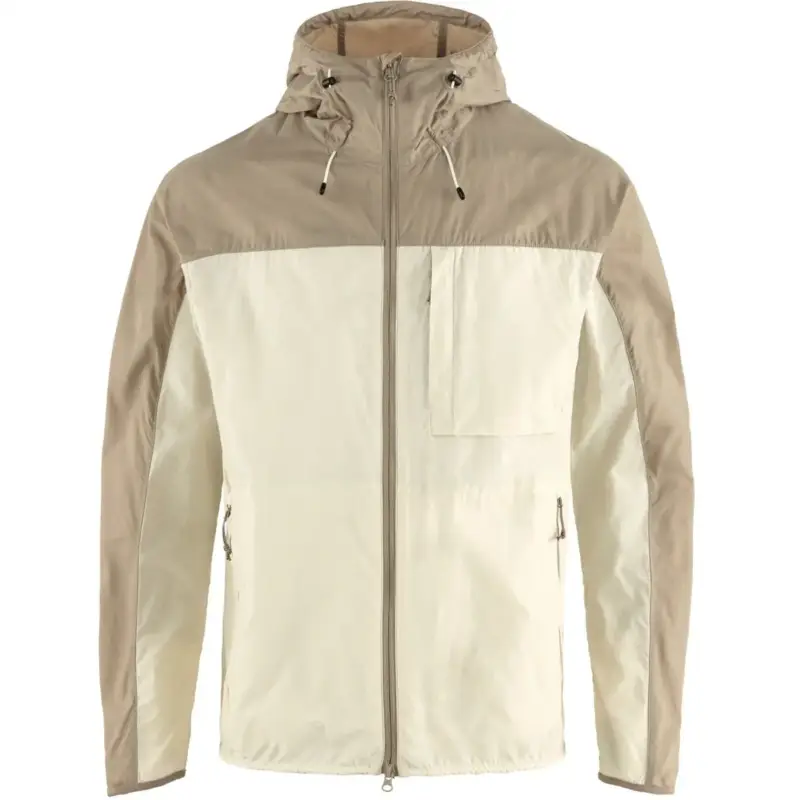 Kurtka przeciwwiatrowa męska Fjallraven High Coast Wind - Chalk White/Fossil Promocja
