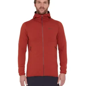Bluza techniczna męska Rab Evolute Hoody - Tuscan Red Kup teraz